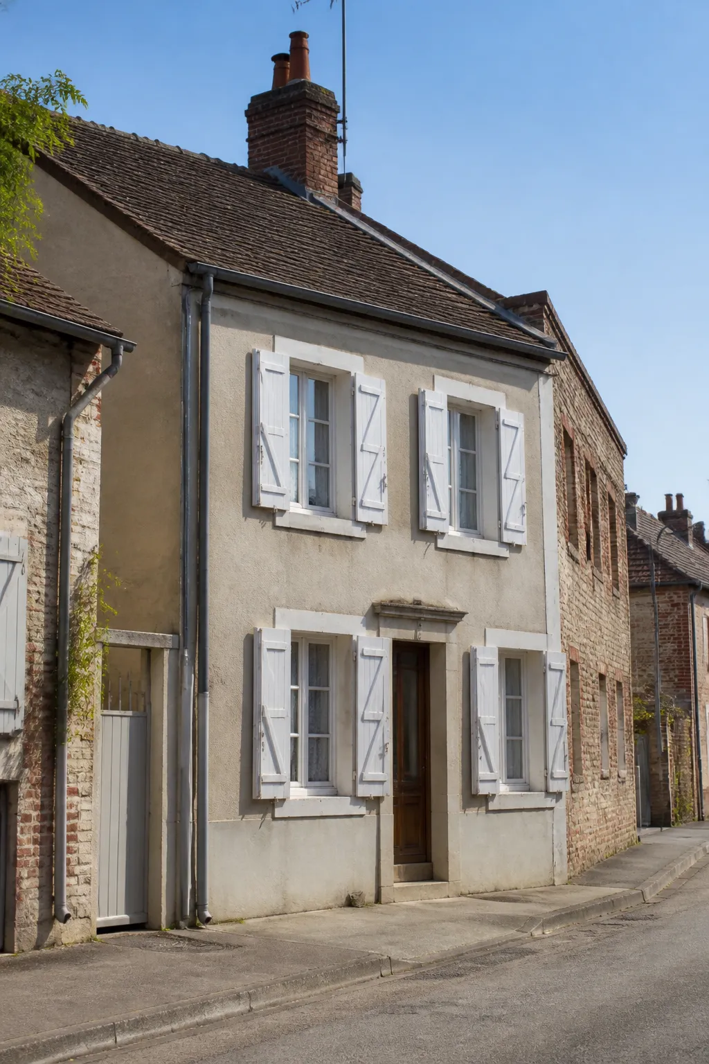 Maison individuelle à étage dans un centre ancien de Champagne