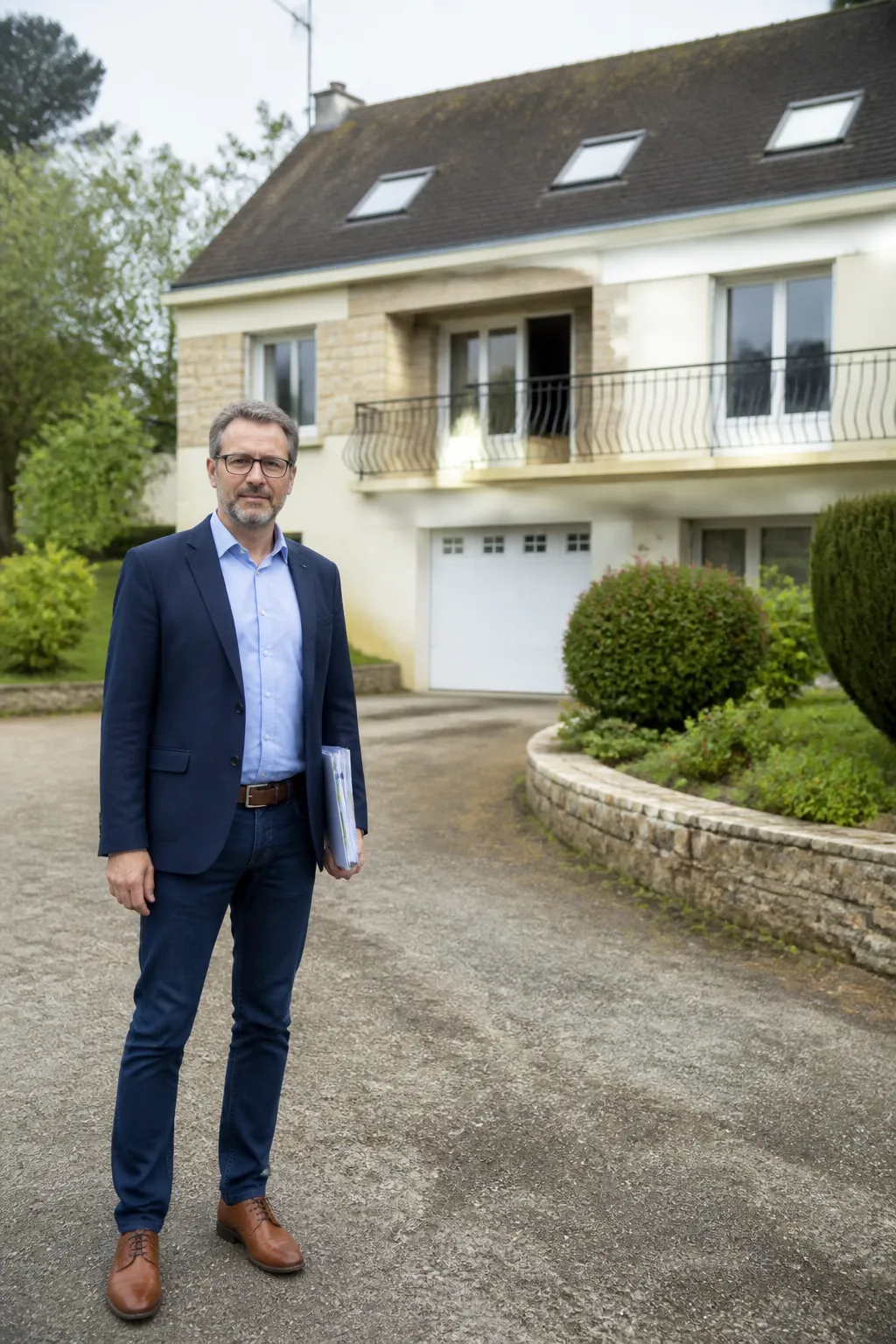 Pavillon avec sous-sol examiné par un expert en bâtiment