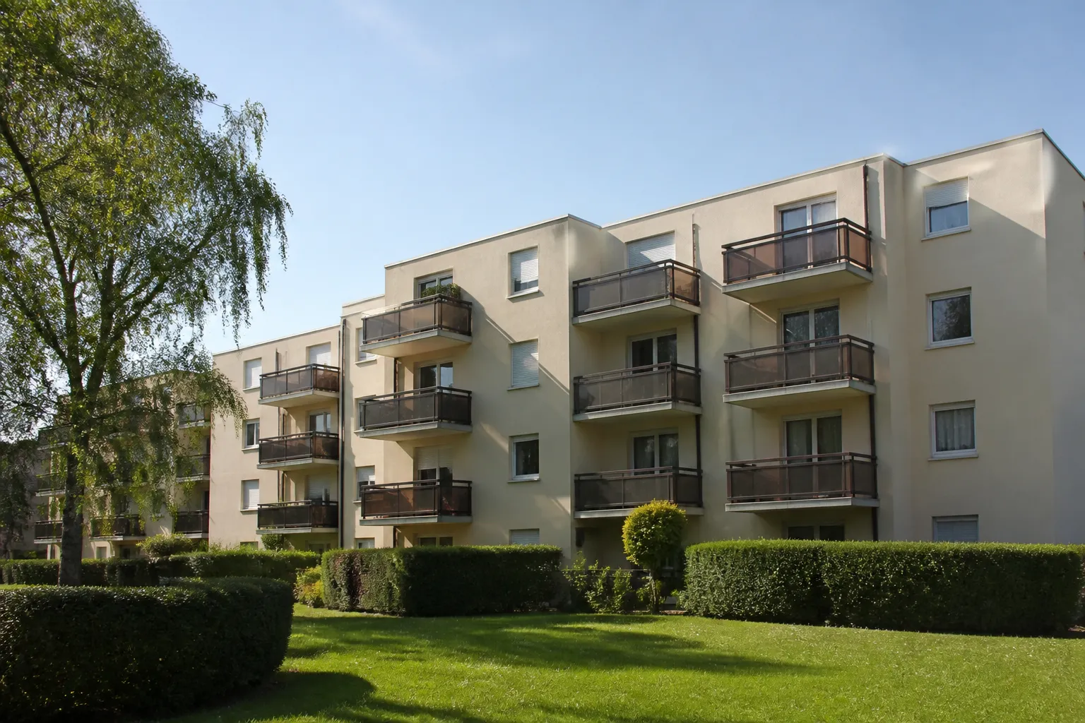 Résidence d’appartements avec balcons
