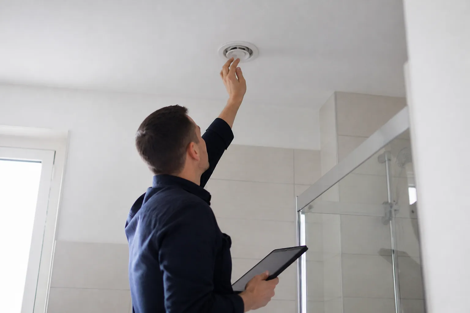 Appartement vide prêt à la location examiné par un expert