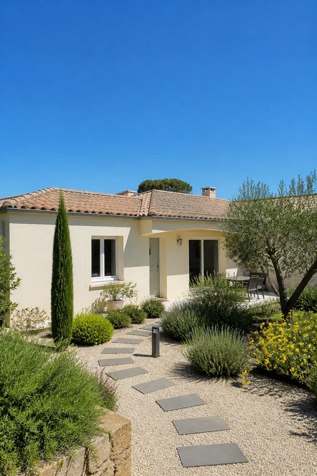 Villa de plain-pied avec jardin examinée avant un achat à Saint-Estève