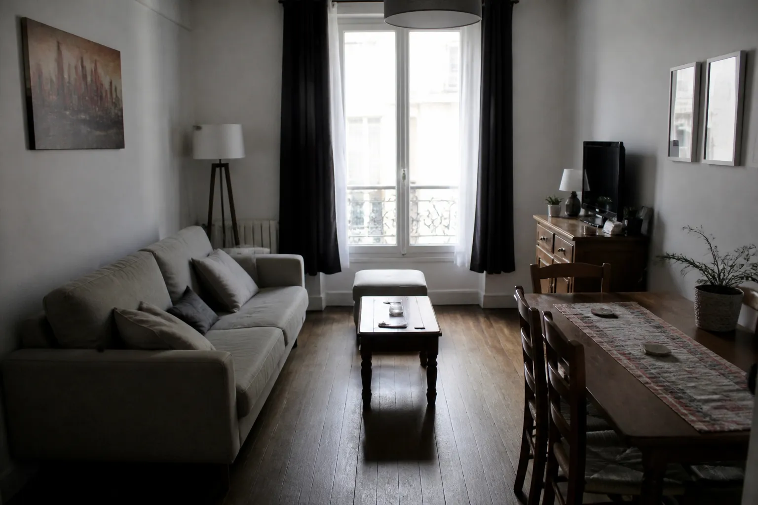 Appartement meublé occupé lors d’une visite