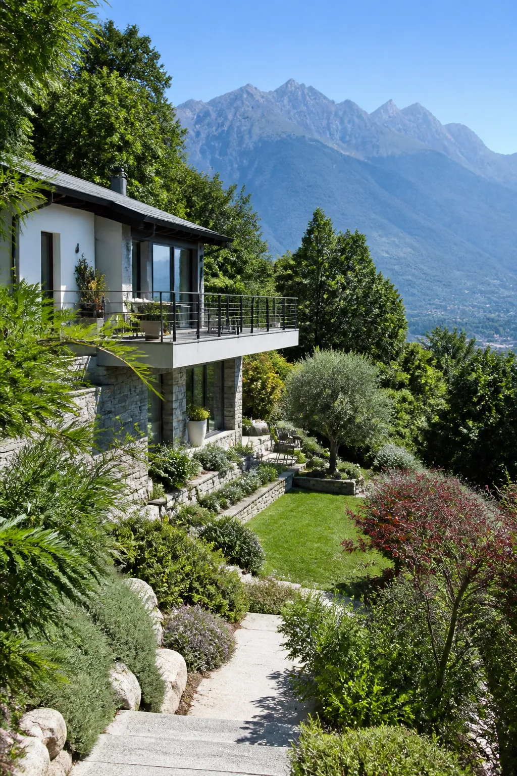 Maison sur un coteau boisé près de Chambéry