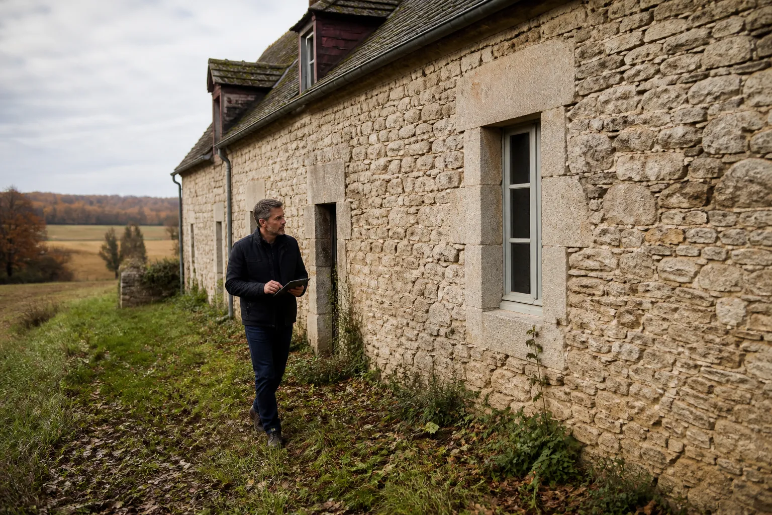 Longère du Berry avec expert en bâtiment