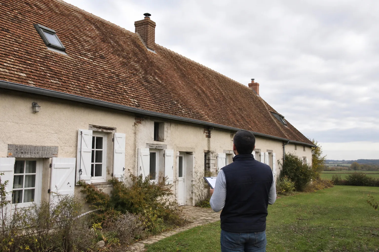 Longère du Gâtinais avec expert en bâtiment