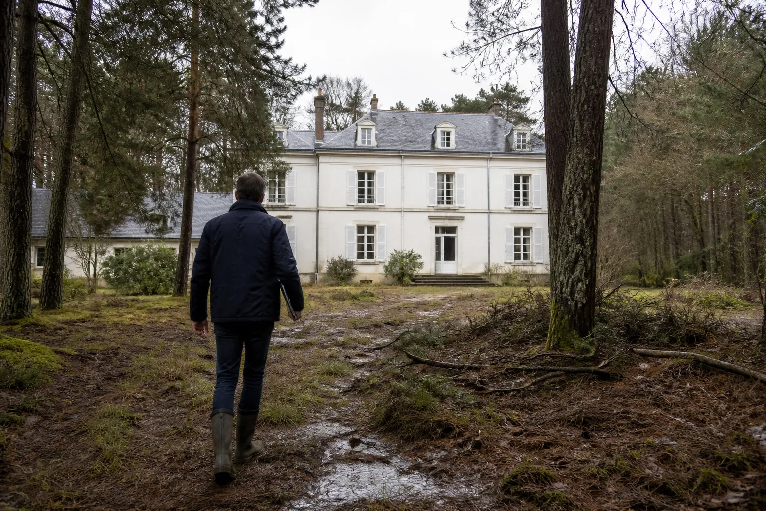 Propriété en Sologne entourée de bois