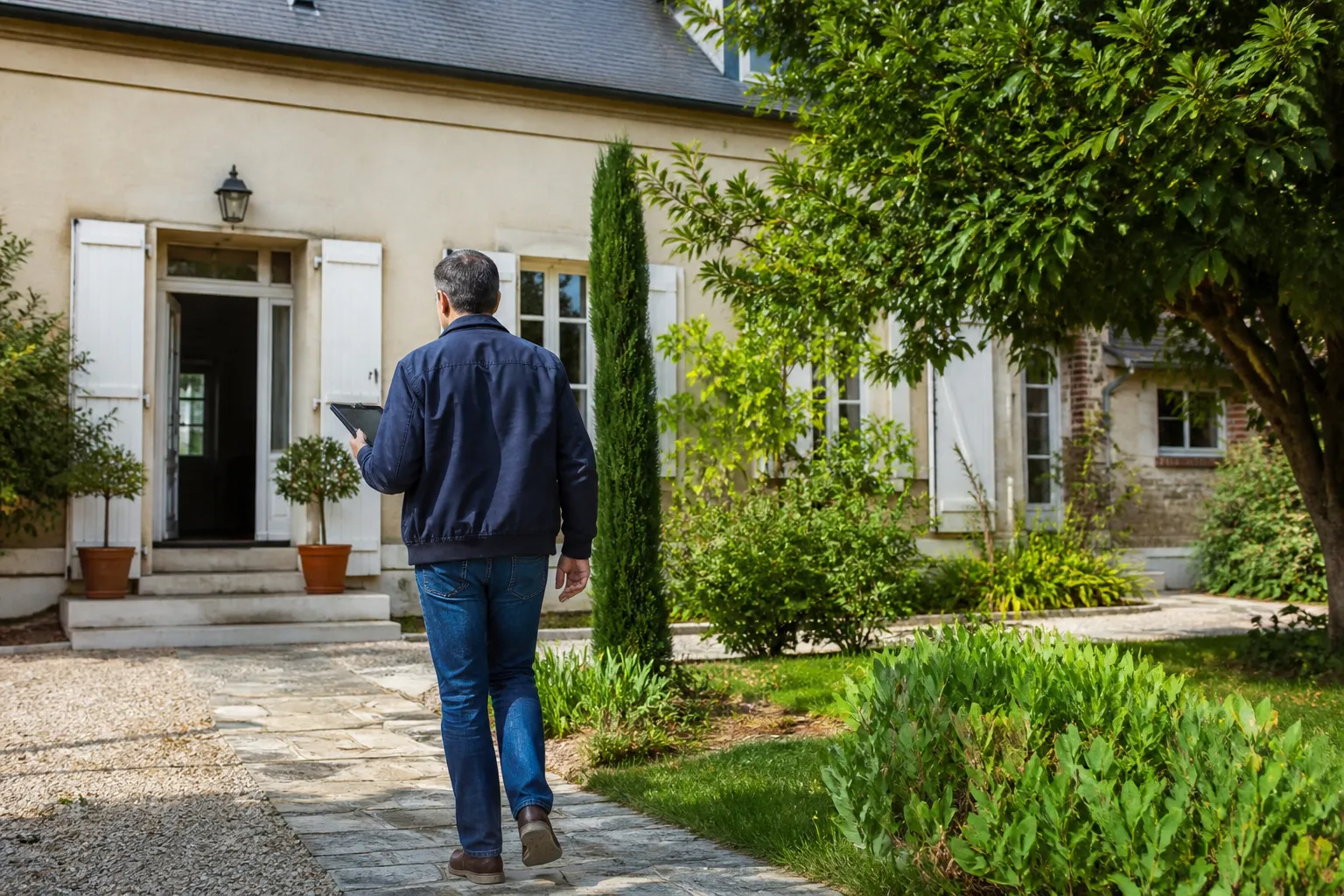 Maison familiale avec jardin expertisée avant achat
