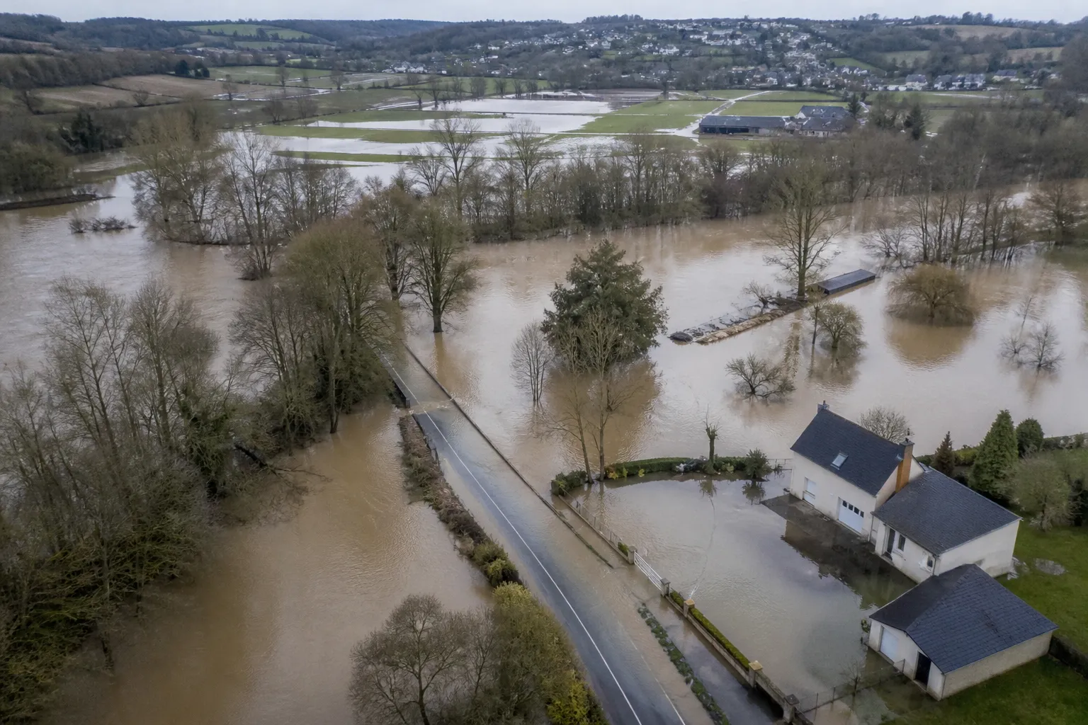 Près de la Théols : le risque d’inondation