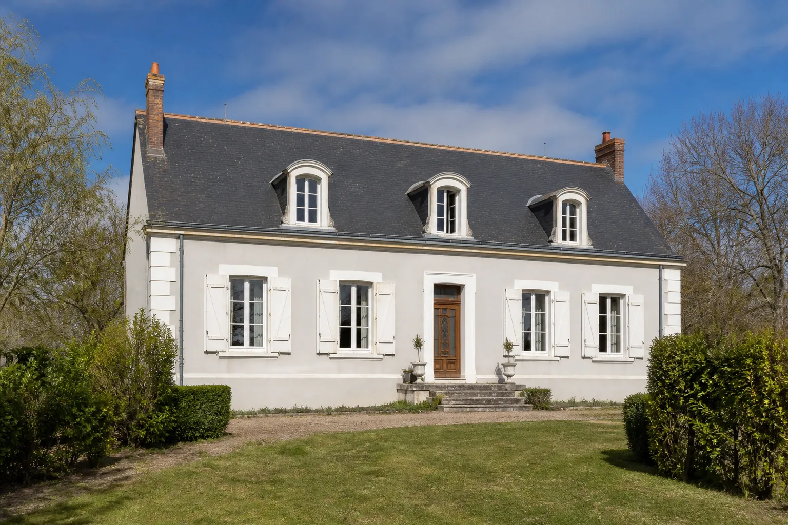 Maison : tout le bâtiment est dans le périmètre