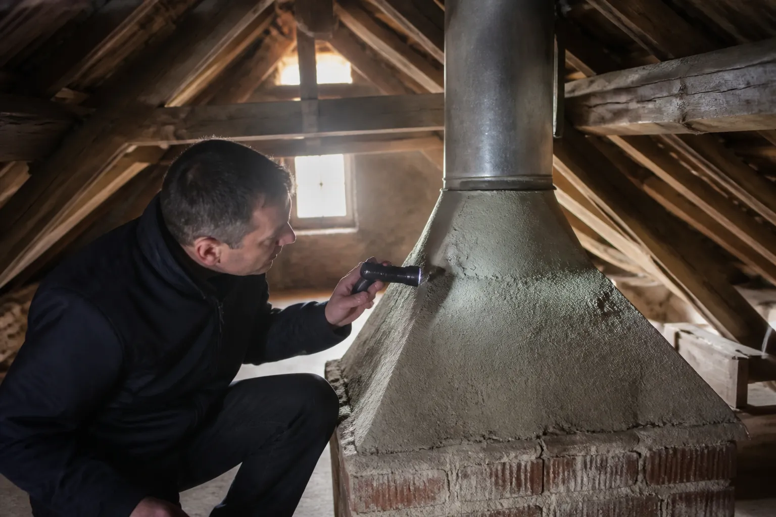 Dans les combles : le point le plus révélateur